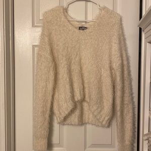 Cream-colored sweater, size L